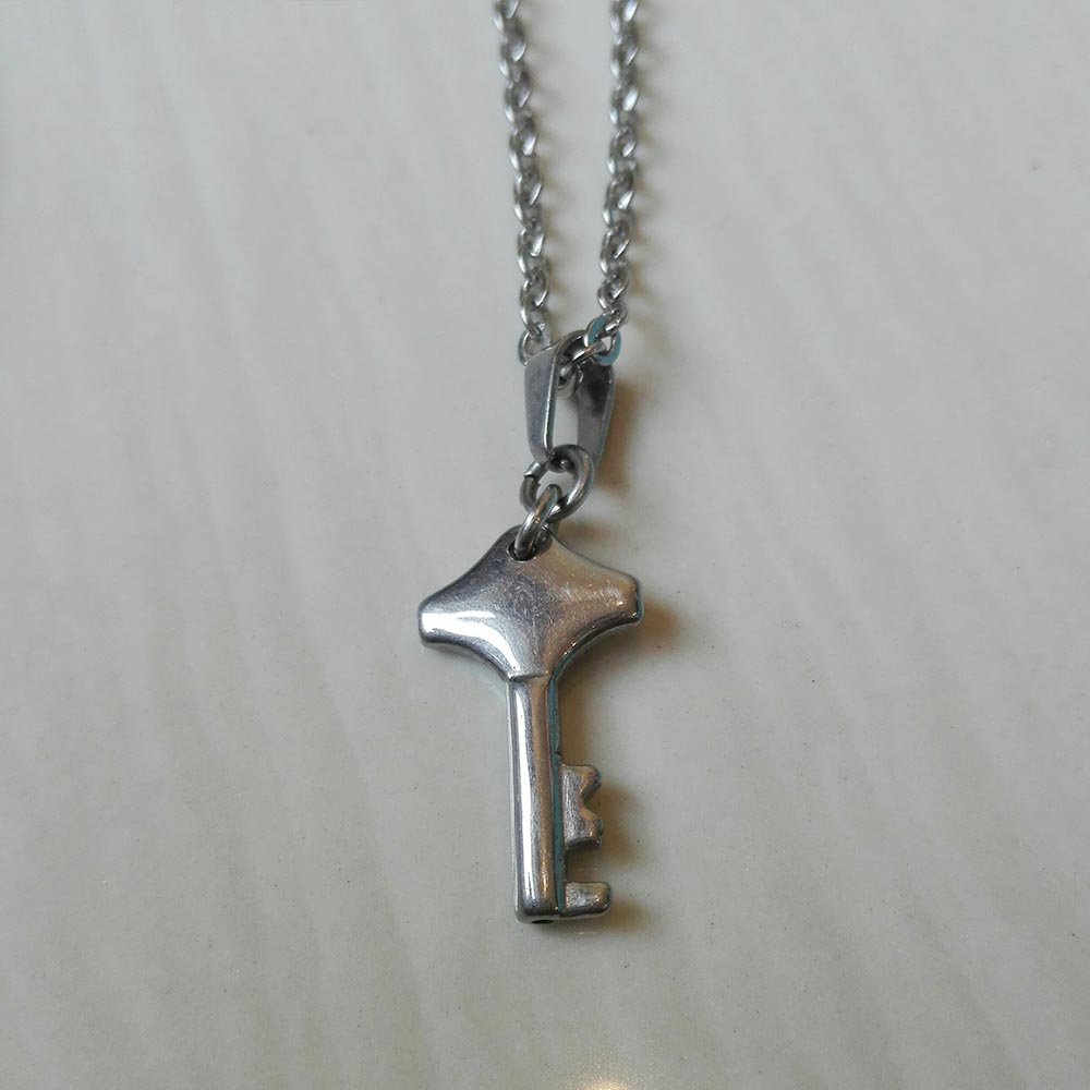 Heart Lock Bracelet & Key Necklace Set