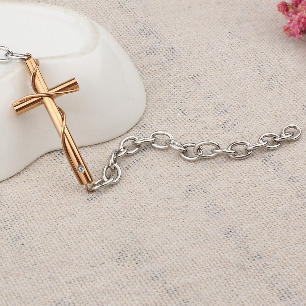 Jesus Cross Charms Bracelets