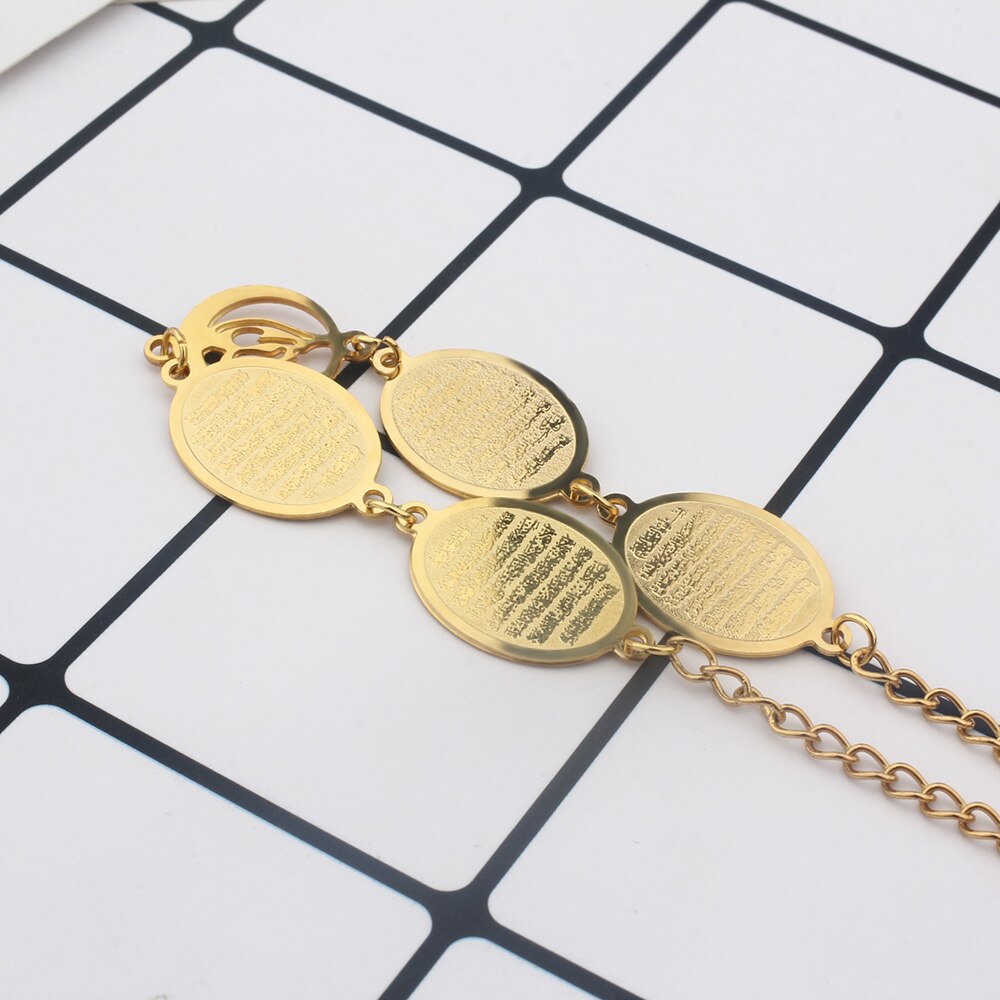 Religious Islamic Totem Muslim Arabic Allah Charm Bracelet