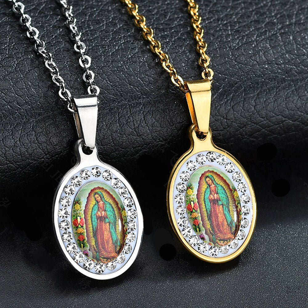 Virgin Mary Necklace