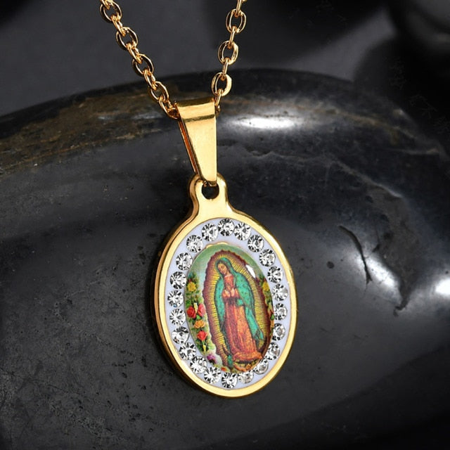 Virgin Mary Necklace
