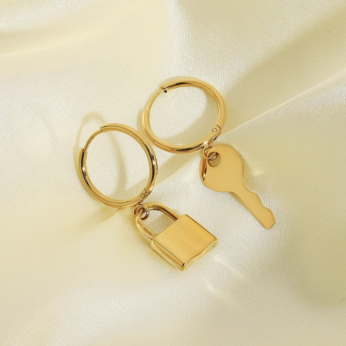Lock And Key Earring