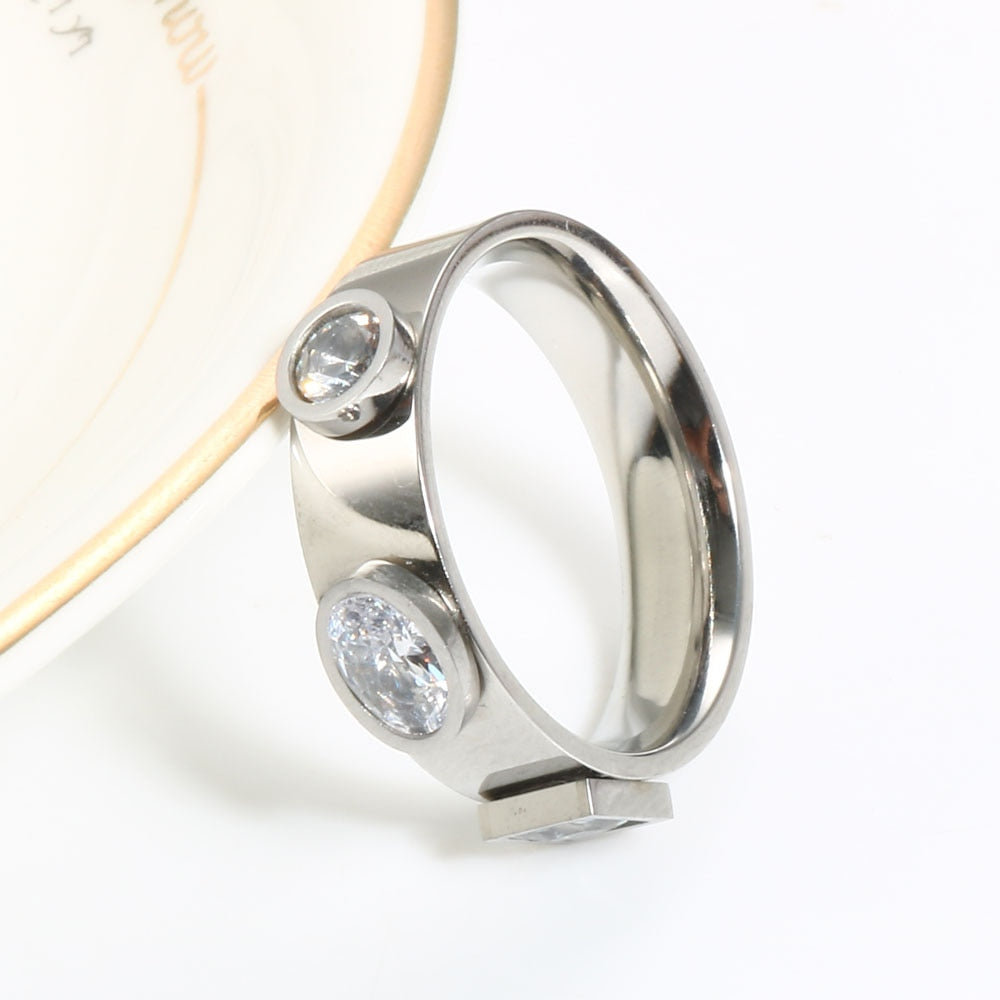 CZ Stone Gold Ring