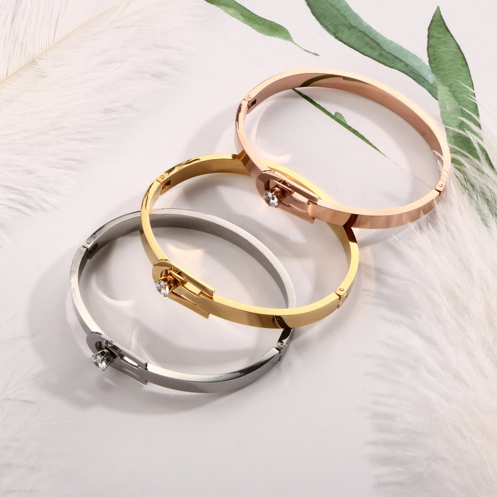 Luxury Crystal Belt Bracelet