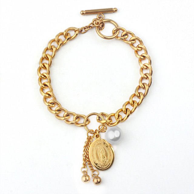 Virgin Mary Charms Bracelet