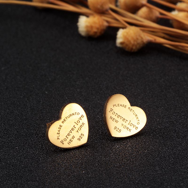 Heart Stud Earring