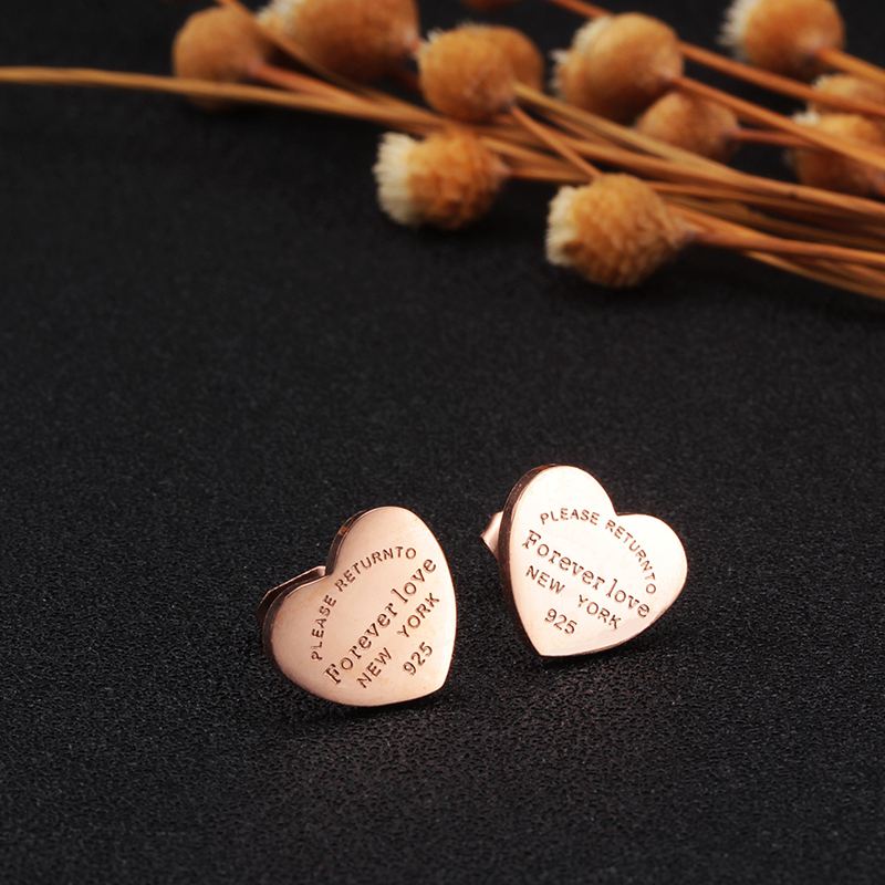 Heart Stud Earring