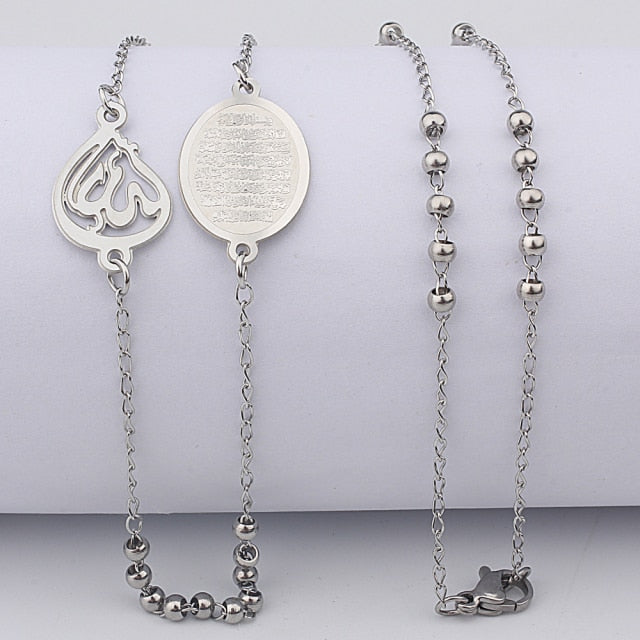 Muslim Arabic Printed Pendant Necklace