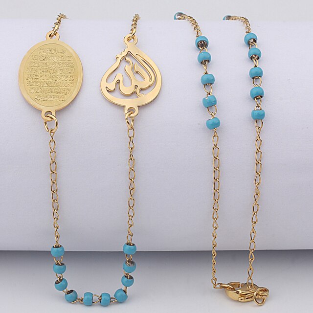 Muslim Arabic Printed Pendant Necklace