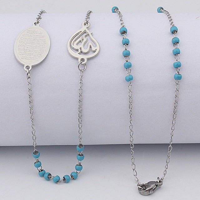 Muslim Arabic Printed Pendant Necklace