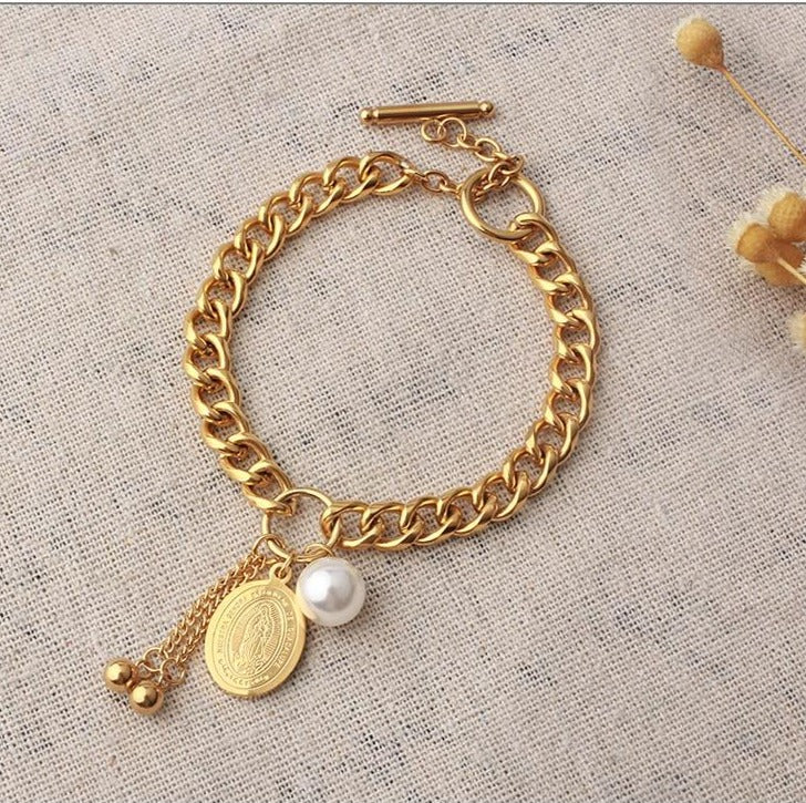 Virgin Mary Charms Bracelet