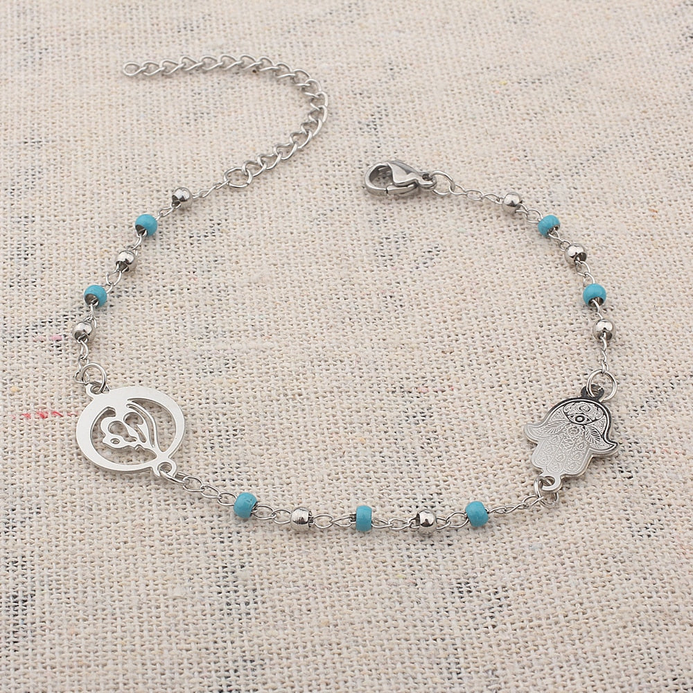 Muslim Hamsa Charms Bracelet