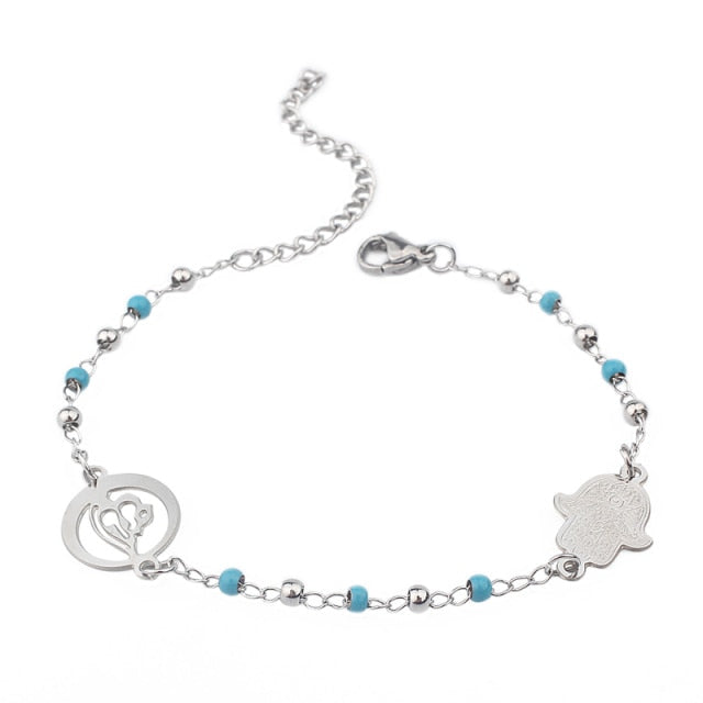 Muslim Hamsa Charms Bracelet