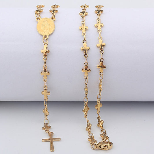 Cute Cross Virgin Mary Pendant Necklace