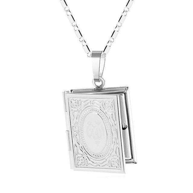 Muslim Allah Photo Locket Pendant Necklace