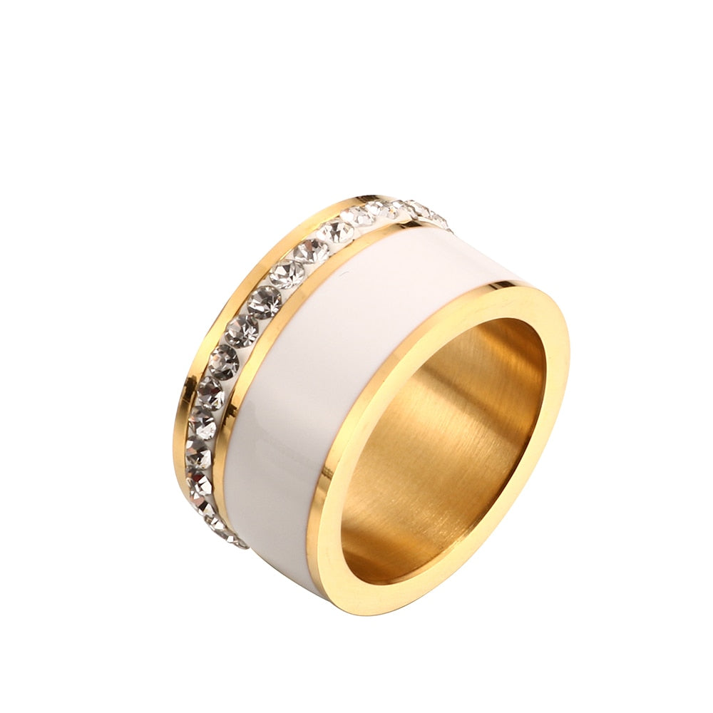 Luxury Resin Ceramic Ring