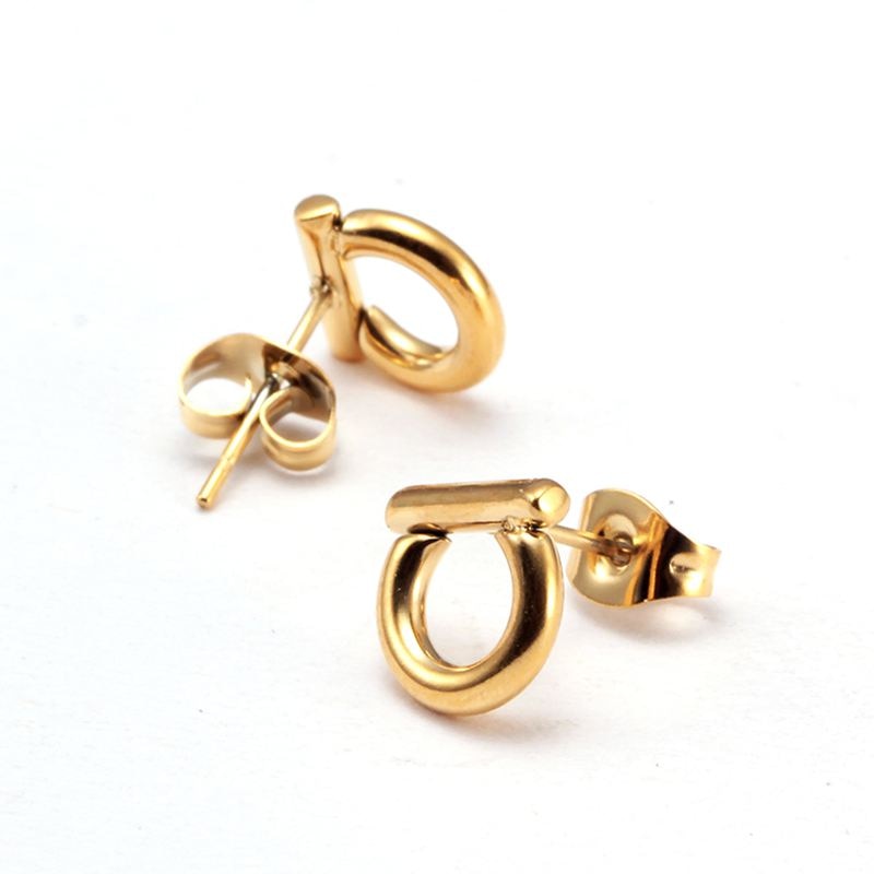 Geometry Vintage D Earring