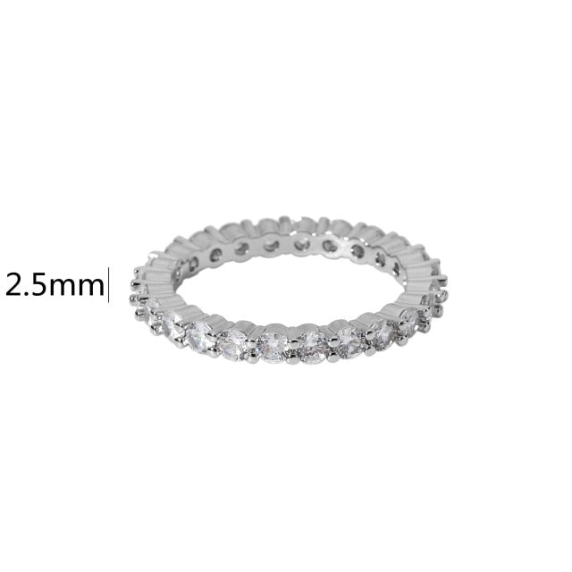 CZ Stones Shining Ring