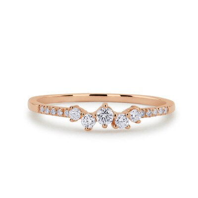 CZ Stones Shining Ring