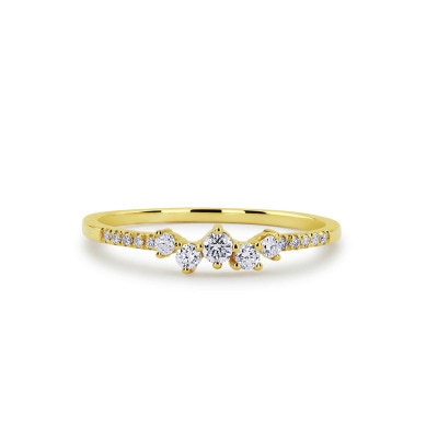 CZ Stones Shining Ring