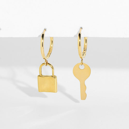 Lock And Key Earring