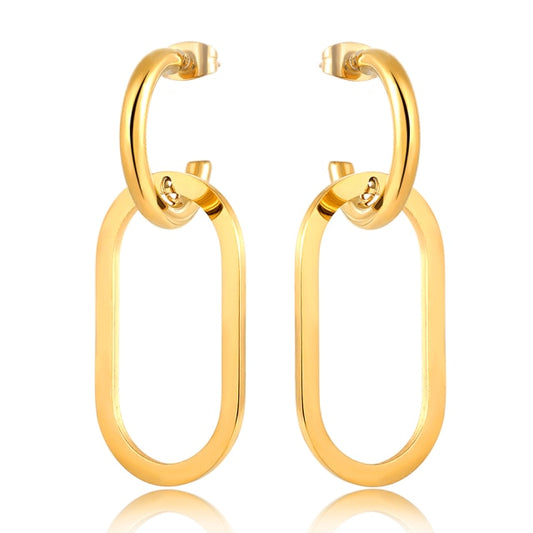 Geometric Drop Earring