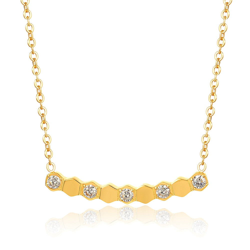 Honeycomb Style Necklace