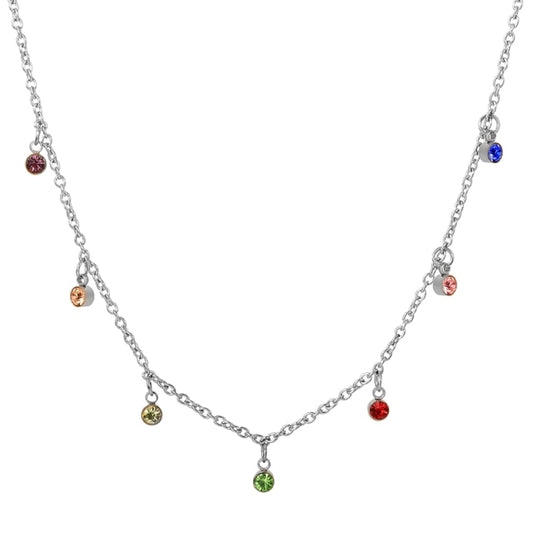 Colorful Crystal Choker Necklace