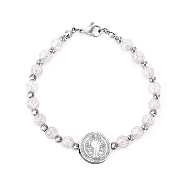 Catholic Religious Saint Benedict Medal Bracelet