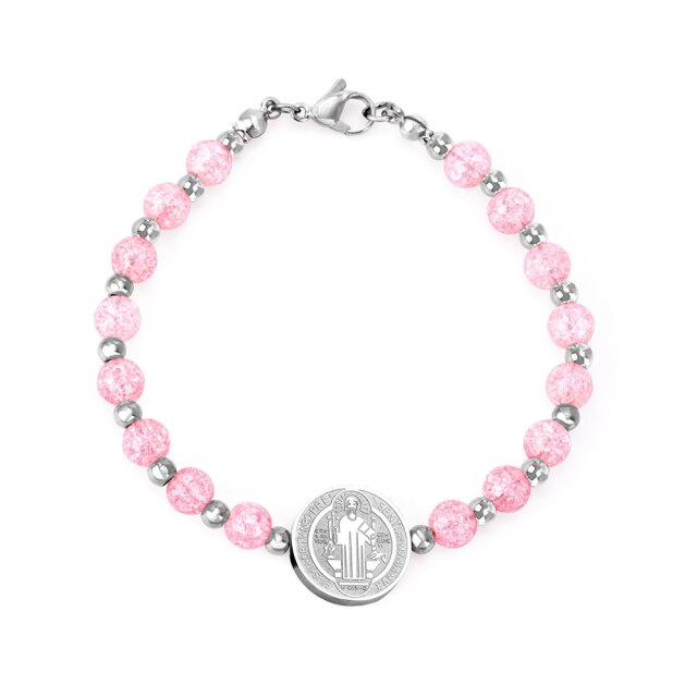 Catholic Religious Saint Benedict Medal Bracelet