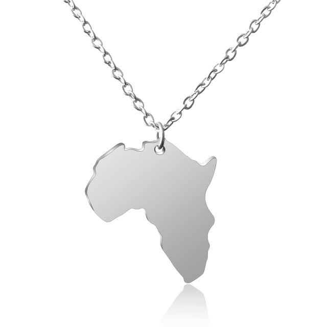 Map Of Africa Necklace